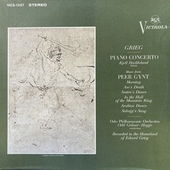Grieg Piano Concerto Baekkelund- Peer Gynt Gruner-Hegge Victrola RCA VICS 1067