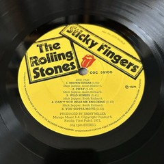 The Rolling Stones – Sticky Fingers Vinyl Record FIRST UK Pressing 1971 Zip