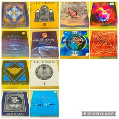 The Mission – 12 X 12” Records – Stunning Collection . Most Are M-NM .