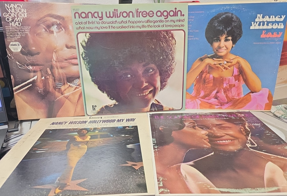 Nancy Wilson Records Lot of 5 Easy Hollywood-My Way Sound of Nancy Free Again
