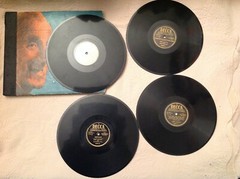 JIMMY DURANTE The One And Only 4x 10″ 1944 78 Shellac Album Decca A-442 EX