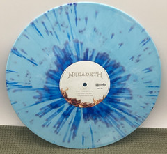 Megadeath – Limited Ocean Blue Splatter Vinyl JSA Certified Numbered