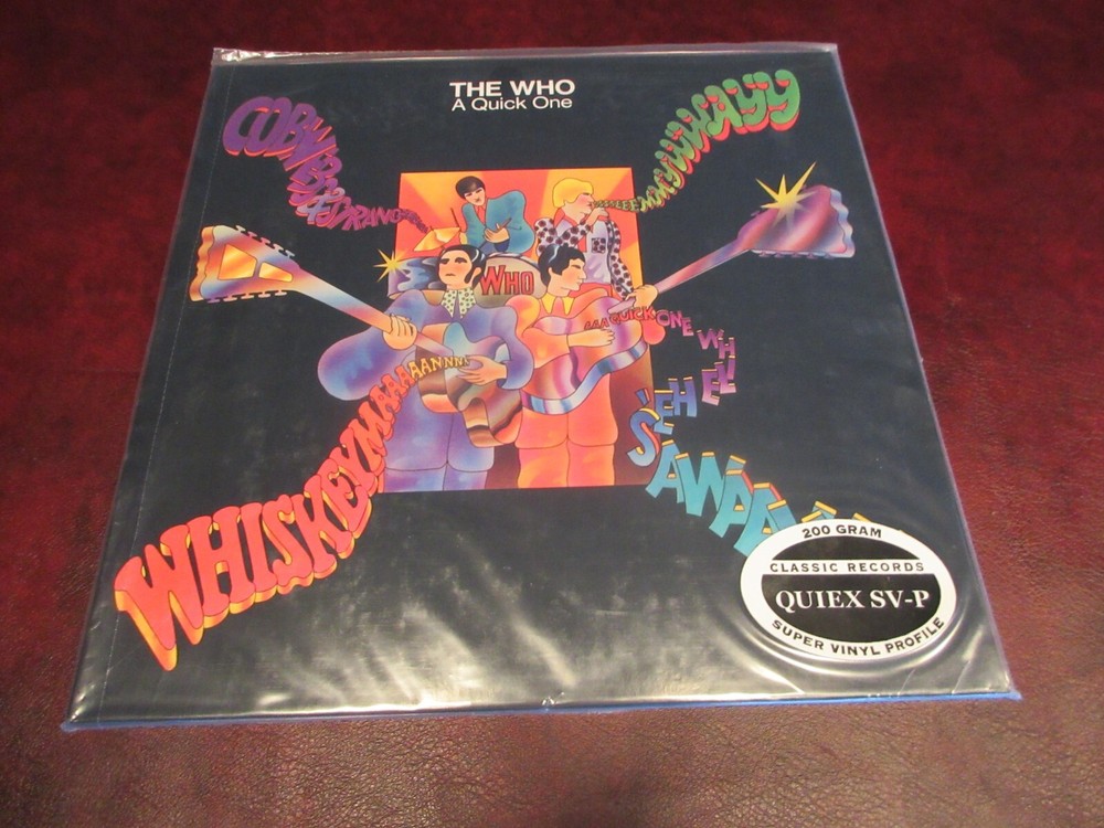 THE WHO VERIFIED ANALOG A QUICK ONE 200 GRAM CLASSIC RECORDS AUDIOPHILE RARE LP