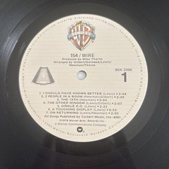 Wire/ 154 Warner Bros. Records 1979 Avant Garde Post Punk VG+ Misprint