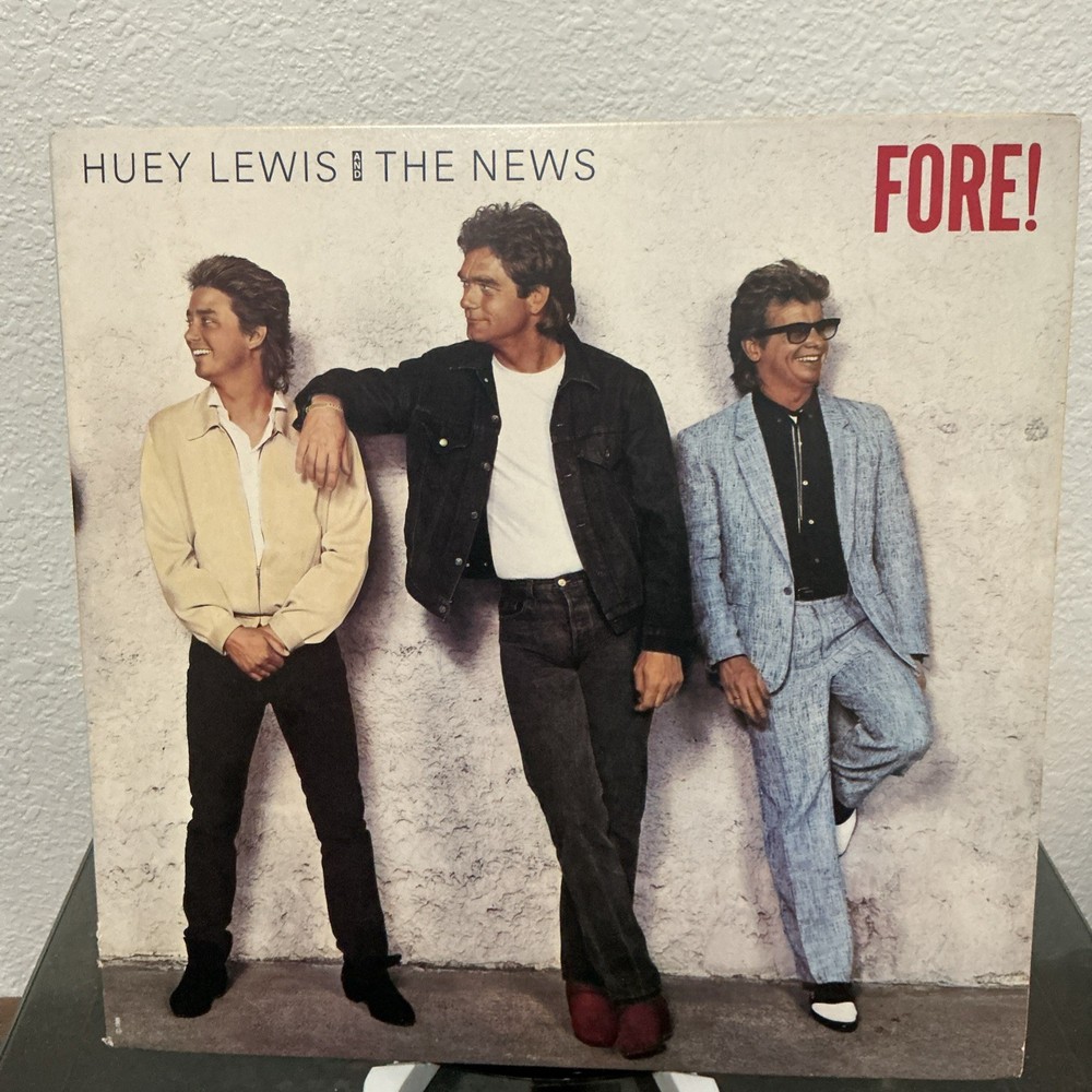 Huey Lewis & The News – Fore! LP VG+ Vinyl/VG+