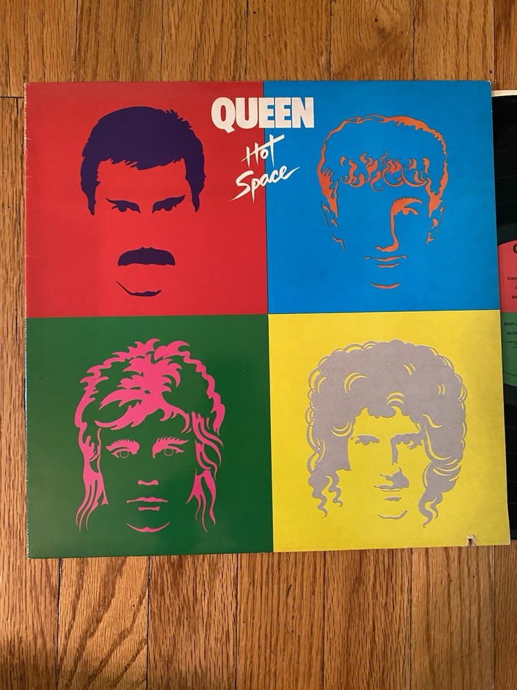 QUEEN HOT SPACE EX LP ORIG. 1982 ELEKTRA W/ INNER SLEEVE MORE LPS FREE SHIP