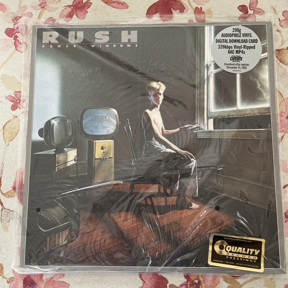 Rush Power Windows Vinyl LP. 200gm 2015 DMM Pressing. Sealed with Hype Sticker
