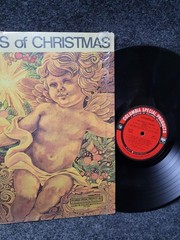 Vintage The Great Songs Of Christmas Album 8 12″ Black Vinyl LP Columbia Xmas