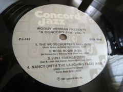 33RPM Concord Woody Herman – Presents Concord Jam Volume 1, high grade E or V++