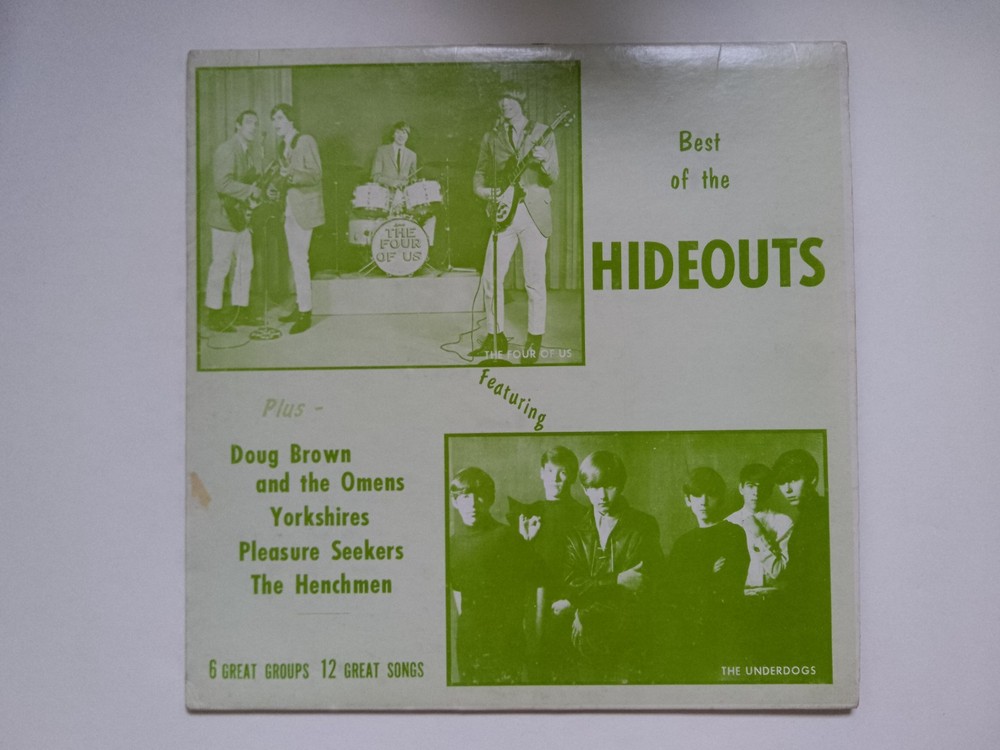 Best Of The Hideouts – Hideout Records 1966 HLP 1002 Original Detroit Garage LP