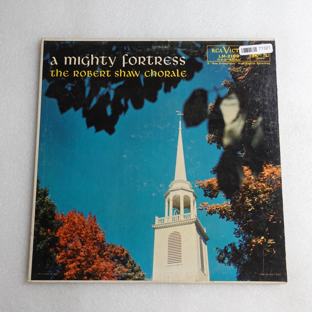Robert Shaw Chorale A Mighty Fortress LP Vinyl Album Record Classical