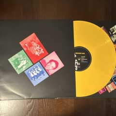 Metronomy Greatest Hits Yellow Blue Color 2LP Vinyl SIGNED Joseph Mount SEALED