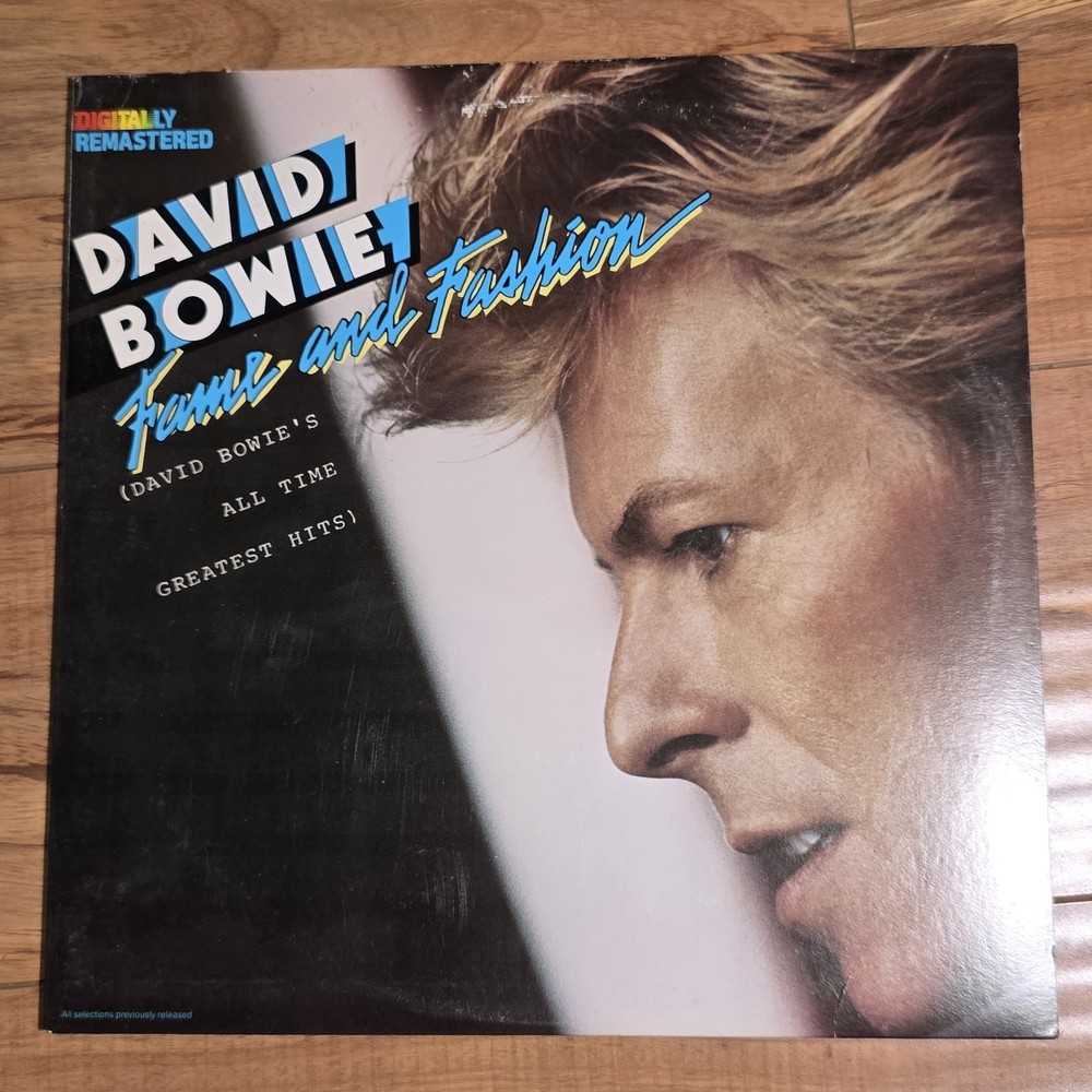 David Bowie – Fame and Fashion Vinyl 1984 Art Rock Greatest Hits LP VG Rare HTF