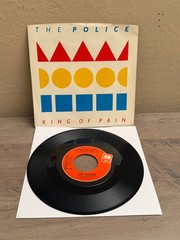 LISTEN 🎶 THE POLICE KING OF PAIN / SOMEONE TO TALK TO STING PICTURE SLEEVE 45′