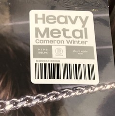 Cameron Winter Heavy Metal LP [Vinyl New] Ltd Silver Record Album Geese Partisan