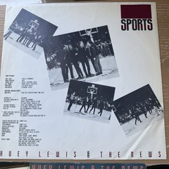 Huey Lewis & The News LP Sports 1st US Press Orig 1983 EX/EX In Shrink + Sleeve