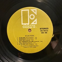 ECLECTION (1968) ELEKTRA EKS-74023 Psychedelic Rock Fairport Convention