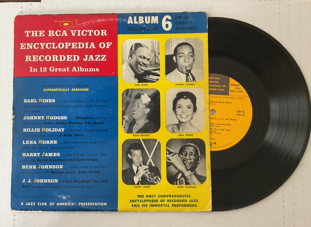 rca victor encyclopedia of recorded jazz # 6 Mono