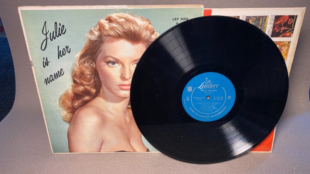 autographed 1950s vg+vg no ringwear Julie London Julie Is Her Name see noteslp33