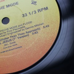 ORIGINAL COVER 1989 DEPECHE MODE PERSONAL JESUS 12 INCH VINYL SRC PRESS RARE