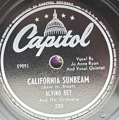 1947 Alvino Rey The Way That The Wind Blows 78 RPM 10 inch Capitol 280 VG