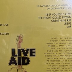 QUEEN LIVE AID Remastered Soundboard VINYL Album LP Official Release NEW