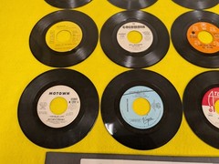 FOR DECOR LOT OF 12 PROMO LABEL 7″ 45 RECORDS Motown Virgin Decca RCA Atlantic