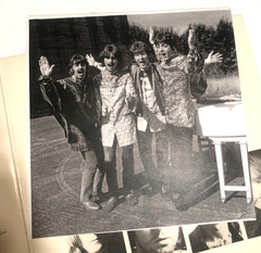 The Beatles The White Album 2x LP Orange label w poster &bonus paper photo Nm