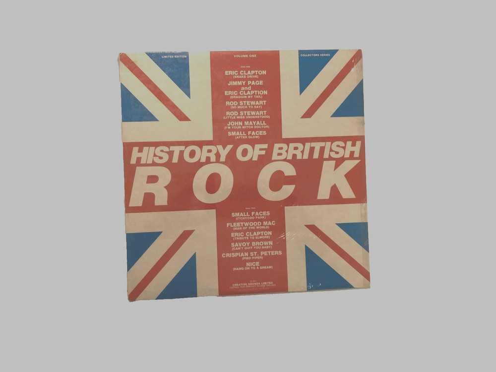 British Rock Vol. One CS-001 Stereo Creative Sounds Vintage 1982 LP Vinyl New