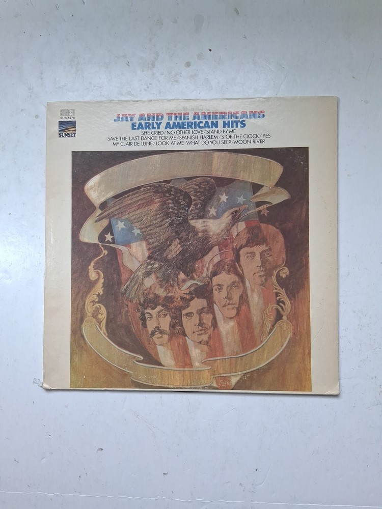 Vinyl Record LP Jay and the Americans Early American Hits VG