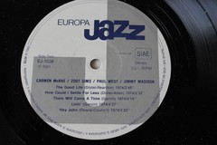 McRAE, SIMS, WEST & MADISON – EUROPA JAZZ RECORDS – EJ 1038- RELEASED XXXX