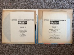 Vintage 1962 Our Children’s Heritage Records Vols 2 & 3 – Margie Bell (pl50)