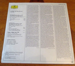BEETHOVEN: String Quartets Op 127, 135, 130 (Finale) SEALED ’77 LP DG LaSalle Qr