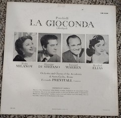 La Gioconda, Ponchielli, Milanov, Di Stefano, Warren, Elias, LM 2249, 1958