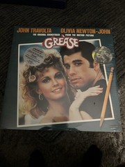 Grease Original Soundtrack Vinyl Record – Travolta, Newton-John, Columbia