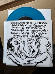 Backtrack Deal With The Devil 7″ United Blood 2010 Pressing Record /75 NYHC