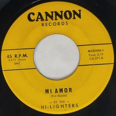1950s DOO WOP HEAR The Hi-Lighters SWEET BABY OF MINE – MI AMOR 1959 Cannon VG+