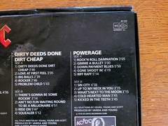 AC/DC RARE 1980 BOX SET Dirty Deeds High Voltage Powerage Cold Hearted Man 3LP