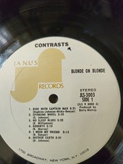 ORIGINAL COVER CONTRASTS BLONDE 1969 PSYCH MASTERPIECE VINYL LP CHEESECAKE NM/EX