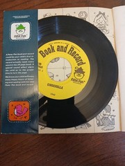 Cinderella Book & Record 45 RPM #1942 By Peter Pan Records, Children’s