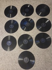 10 Mixed BlueBird Vinyl Records