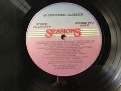 SESSIONS PRESENTS 60 CHRISTMAS CLASSICS 4-LP SET OOP WESTWOOD PRINT VINTAGE