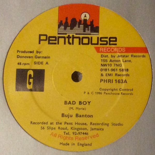 Buju Banton – Bad Boy (12″) (Fair (F)) – 3850618756