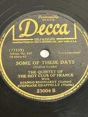 jazz 78 Django Reinhardt Quintet Hot Club France Some of These Days Lilly Belle