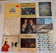 Modern Jazz Quartet 9 LP S/T Concorde Quinet Fontessa At Music Inn 1 & 2 Pyramid