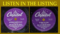 Julia Lee & Her Boyfriends It Won’t Be Long Capitol 1252 78 RPM EX HEAR MP3