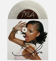Tyla CHANEL Signed 7″ Color Limited Vinyl Clear & Silver Wisps Sealed IN HAND