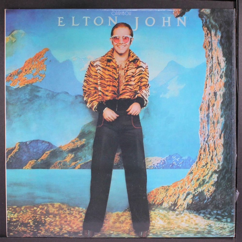 ELTON JOHN: caribou DJM 12″ LP 33 RPM United Kingdom