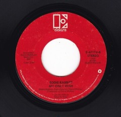 Eddie Rabbitt – Lot of Three 7″ 45 RPM Singles 1980’s “Step By Step & You And I”