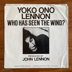 John Lennon Instant Karma dj promo one-sided Apple 1818 7″ 45 PS picture sleeve